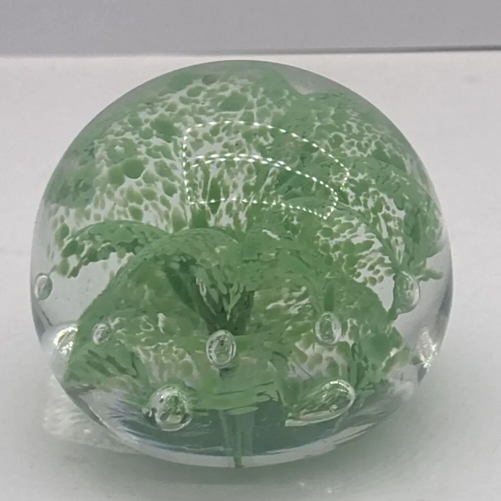 Vintage Art Glass Paperweight 2.5